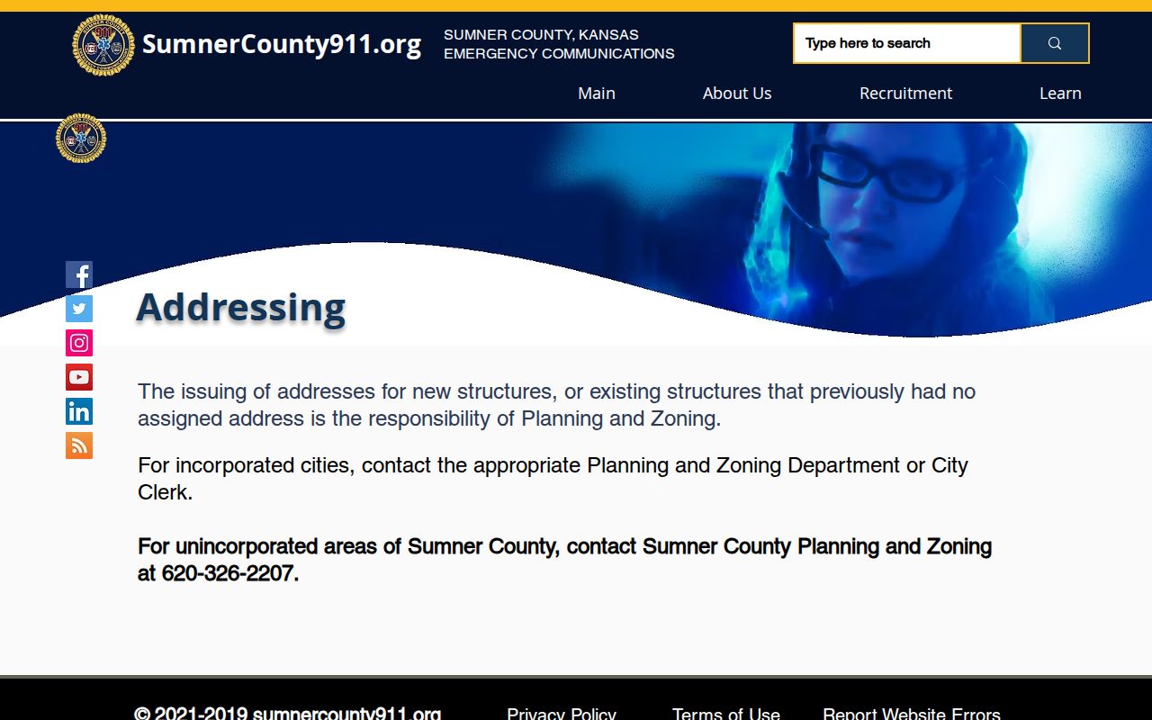 Gallatin ZIP code directory Sumner 911 address-assignment guidance